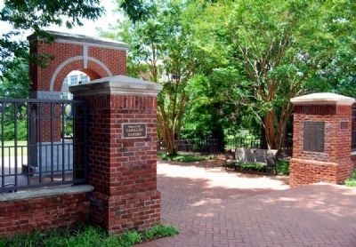 The Carillon Garden Entrance -<br>From Calhoun Drive. Click for full size. The Carillon Garden Entrance -<br>From Calhoun Drive image. Click for full size.