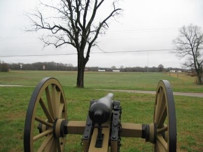 Confederate Artillery Field of Fire image. Click for full size.