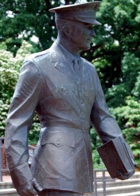 Military Heritage Plaza -<br>Cadet Sculpture image. Click for full size.