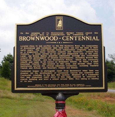 Brownwood-Centennial Marker image. Click for full size.