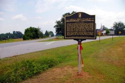 Brownwood-Centennial Marker. Click for full size. Brownwood-Centennial Marker image. Click for full size.