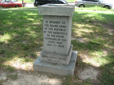 Grand Army of the Republic Marker image. Click for full size.