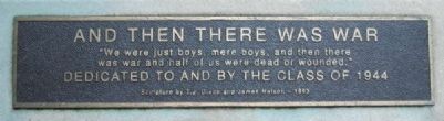 And Then There Was War Marker. Click for full size. And Then There Was War Marker image. Click for full size.