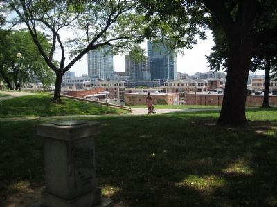 View of Baltimore to the northeast of the marker. image. Click for full size.