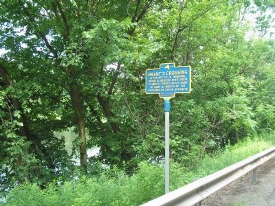 Marker in Minisink Ford image. Click for full size.