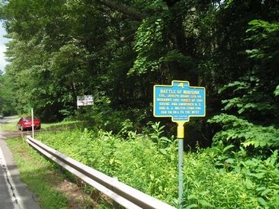 Battle of Minisink Marker. Click for full size. Battle of Minisink Marker image. Click for full size.