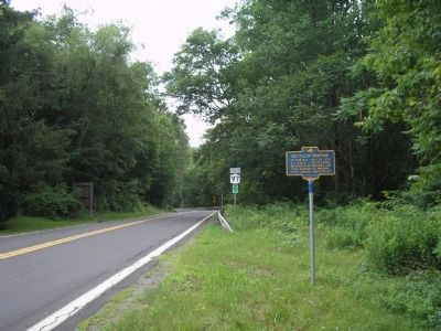 Marker on the Delaware River. Click for full size. Marker on the Delaware River image. Click for full size.