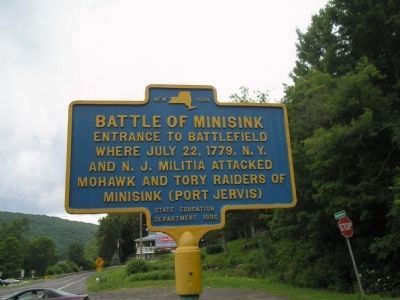 Battle of Minisink Marker image. Click for full size.