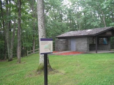 Marker in Minisink Battleground Park. Click for full size. Marker in Minisink Battleground Park image. Click for full size.