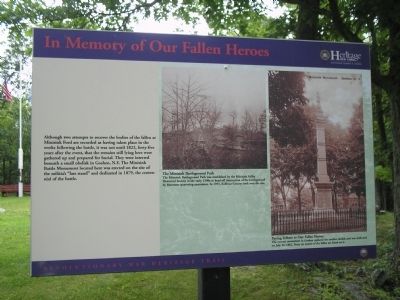 In Memory of Our Fallen Heroes Marker. Click for full size. In Memory of Our Fallen Heroes Marker image. Click for full size.