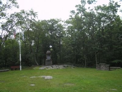 Minisink Battle Monument Marker. Click for full size. Minisink Battle Monument Marker image. Click for full size.