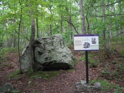 Marker and Sentinel Rock image. Click for full size.