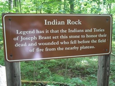Indian Rock Marker. Click for full size. Indian Rock Marker image. Click for full size.