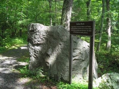 Marker along the Battleground Trail. Click for full size. Marker along the Battleground Trail image. Click for full size.