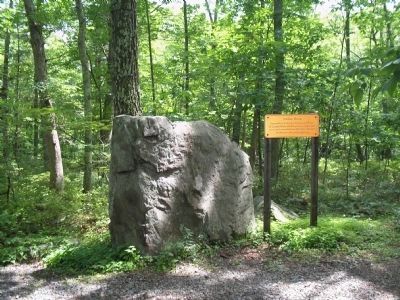 Marker in Minisink Battleground Park. Click for full size. Marker in Minisink Battleground Park image. Click for full size.