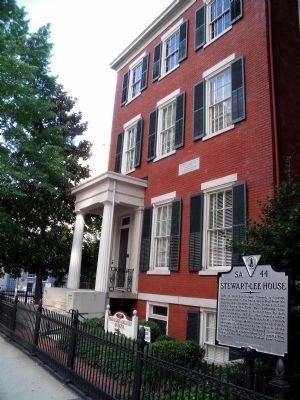 Stewart-Lee House Marker image. Click for full size.
