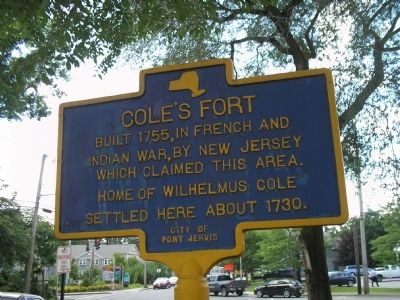 Coles Fort Marker. Click for full size. Coles Fort Marker image. Click for full size.