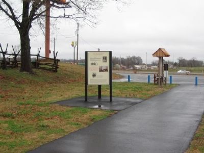Nathan Bedford Forrest Kiosk near the Parking Lot image. Click for full size.
