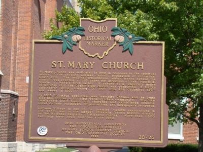 St. Mary Church Marker image. Click for full size.