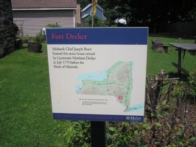 Fort Decker Marker image. Click for full size.