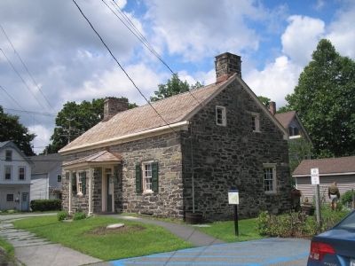 Marker on W Main Street image. Click for full size.