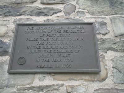 Fort Burned by Indians Marker image. Click for full size.