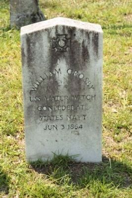 "Water Witch" Crewman in Laurel Grove Cemetery, Savannah. Click for full size. "Water Witch" Crewman in Laurel Grove Cemetery, Savannah image. Click for full size.