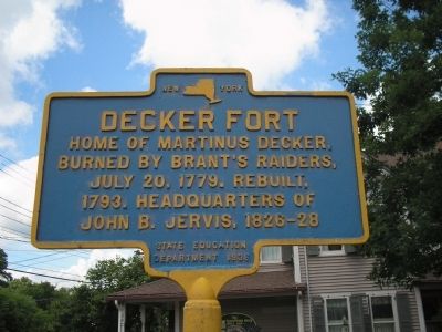 Decker Fort Marker image. Click for full size.