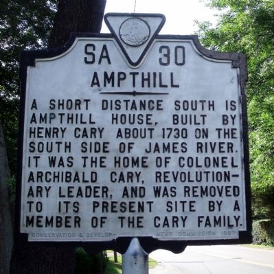 Ampthill Marker image. Click for full size.