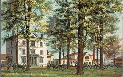 Headquarters, The Soldier's Home, Richmond, Va. image. Click for full size.