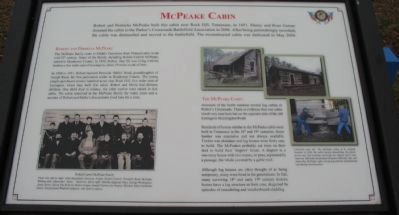 McPeake Cabin Marker image. Click for full size.