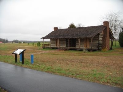 McPeake Cabin and Marker image. Click for full size.