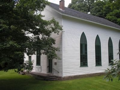 Marker at the Old Clove Church. Click for full size. Marker at the Old Clove Church image. Click for full size.