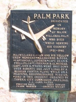Palm Park Marker. Click for full size. Palm Park Marker image. Click for full size.