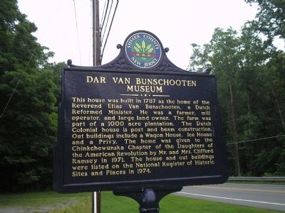DAR Van Bunschooten Museum Marker. Click for full size. DAR Van Bunschooten Museum Marker image. Click for full size.