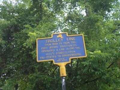 Trolley Line Marker. Click for full size. Trolley Line Marker image. Click for full size.