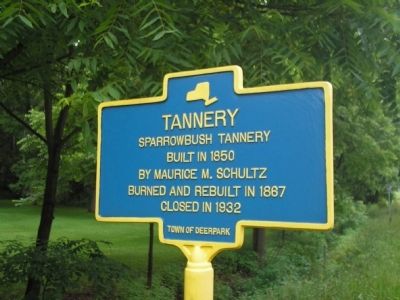 Tannery Marker image. Click for full size.