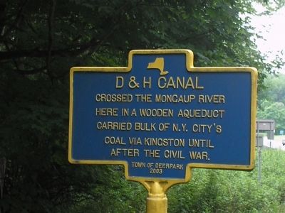 D & H Canal Marker. Click for full size. D & H Canal Marker image. Click for full size.
