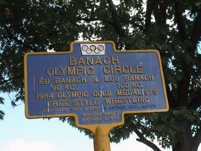 Banach Olympic Circle Marker image. Click for full size.