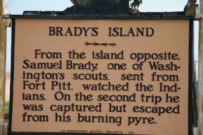 Brady's Island Marker. Click for full size. Brady's Island Marker image. Click for full size.