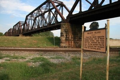 Brady's Island Marker. Click for full size. Brady's Island Marker image. Click for full size.