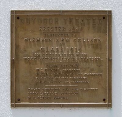 Outdoor Theater (Amphitheater) Marker - Outdoor Theater. Click for full size. Outdoor Theater (Amphitheater) Marker - Outdoor Theater image. Click for full size.