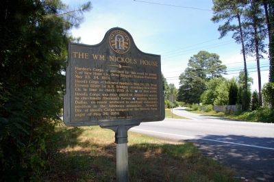 The Wm. Nickols House Marker image. Click for full size.