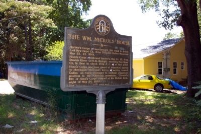 The Wm. Nickols House Marker image. Click for full size.