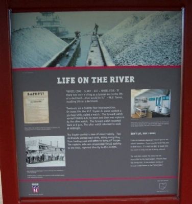 Life on the River Marker image. Click for full size.