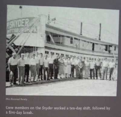 Crew Photo on Life on the River Marker image. Click for full size.