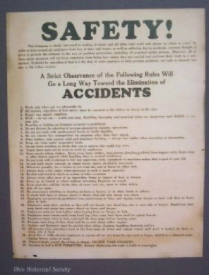 Safety Rules List on Life on the River Marker image. Click for full size.