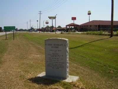 W. Green Deschamps, Jr. Highway Marker. Click for full size. W. Green Deschamps, Jr. Highway Marker image. Click for full size.
