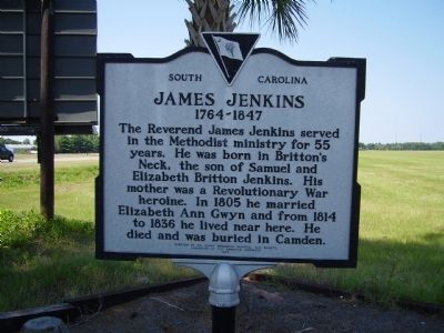 James Jenkins Marker. Click for full size. James Jenkins Marker image. Click for full size.