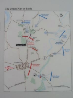 Union Plan of Battle Map. Click for full size. Union Plan of Battle Map image. Click for full size.